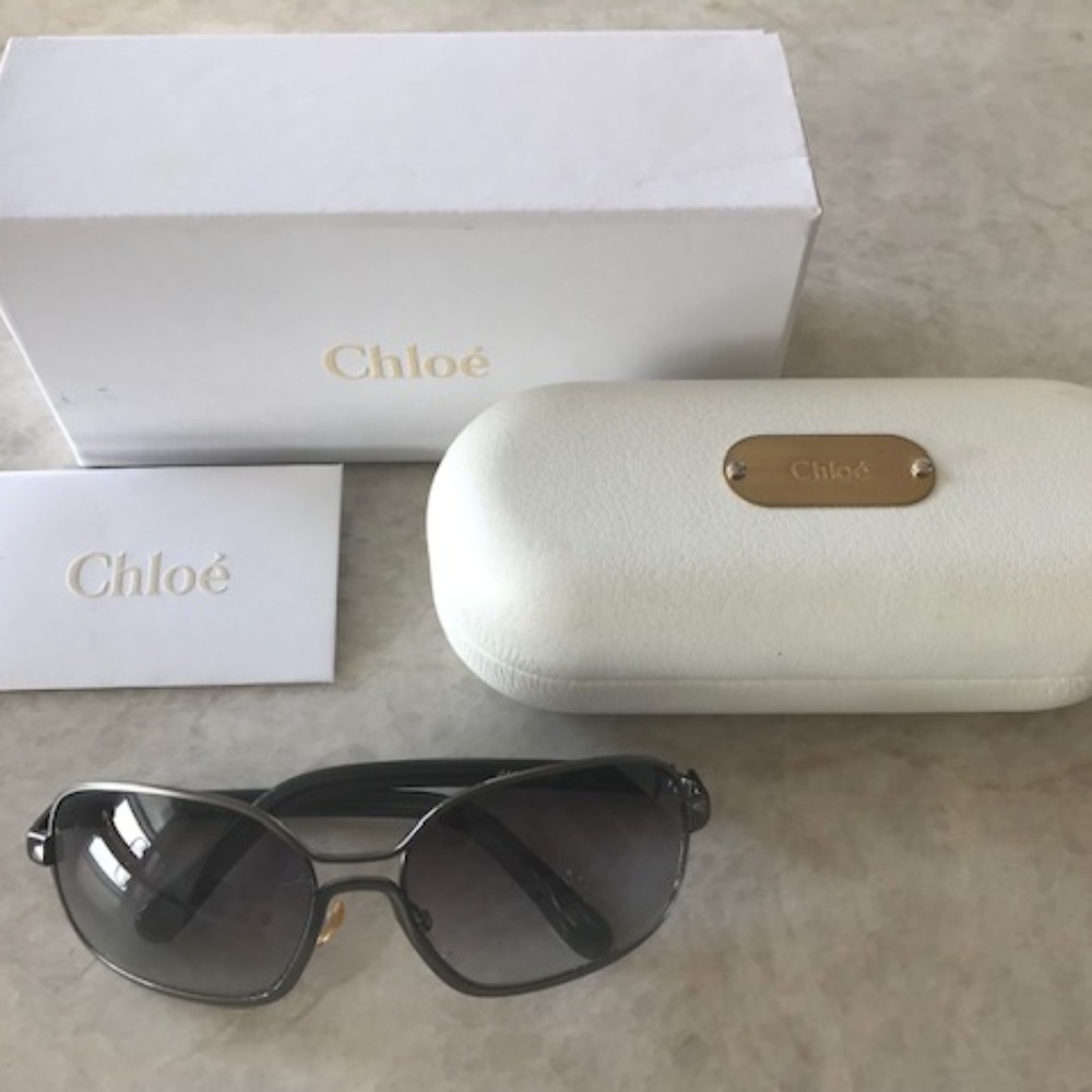 CHLOE Pewter Gradient Sunglasses CL 2107 C01 190